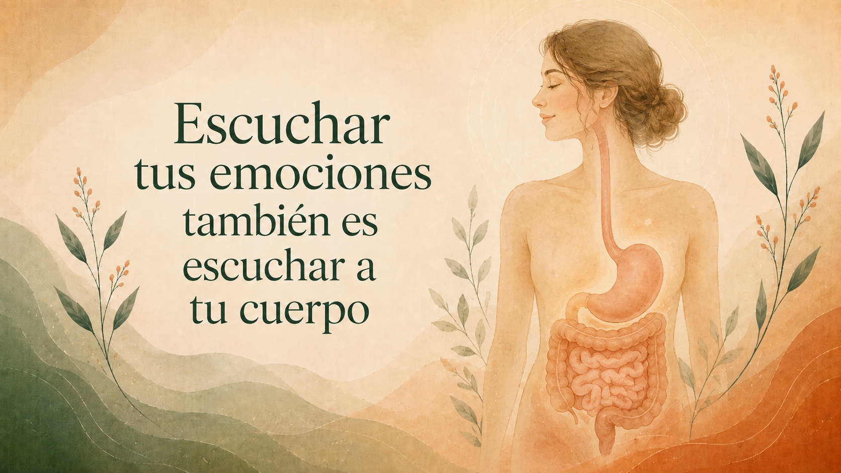 Ilustración SANALAB sobre escuchar las emociones y el cuerpo